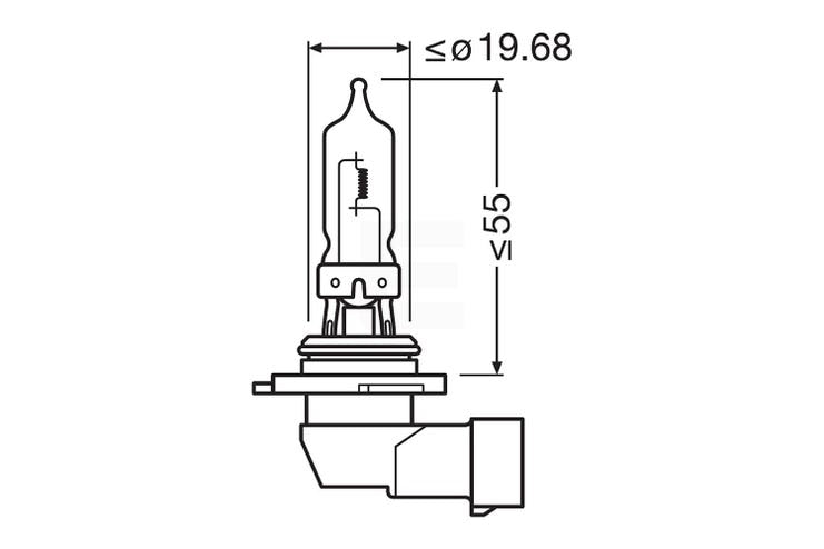 Osram original HB3 halogenpære