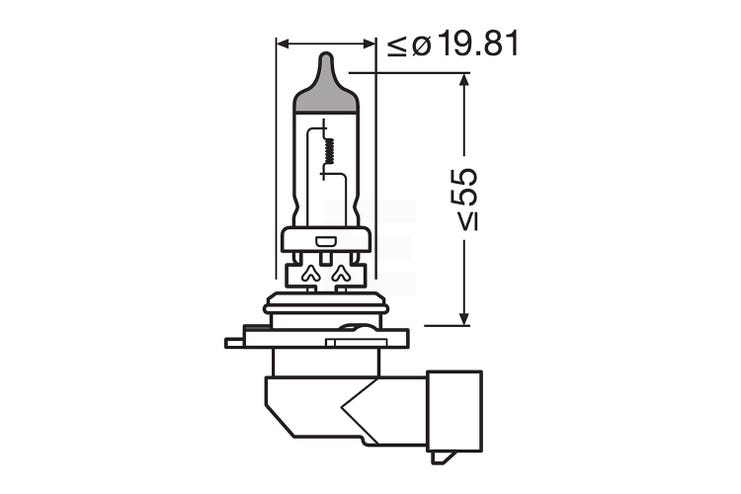 Osram original HB4 halogenpære