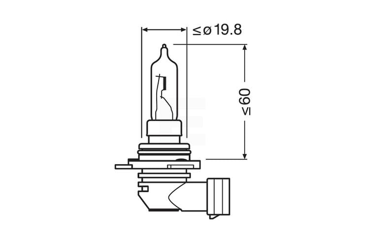 Osram original HIR2 halogenpære