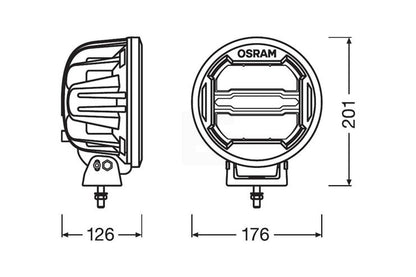 Osram LEDriving MX180 LED fjernlys
