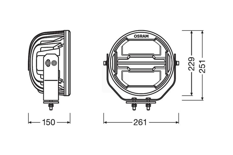 Osram LEDriving MX260 LED fjernlys