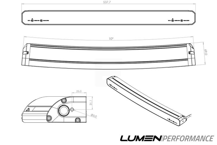 Lumen Helios CS20 Performance LED bar