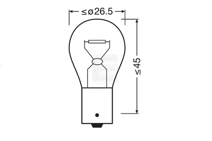 Osram Truckstar Pro P21W 24v halogenpærer
