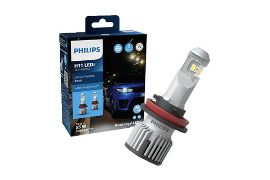 Philips Ultinon Boost H11 godkjente Ledpærer