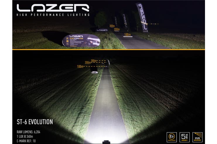  Lazer ST6 EVO LED fjernlys