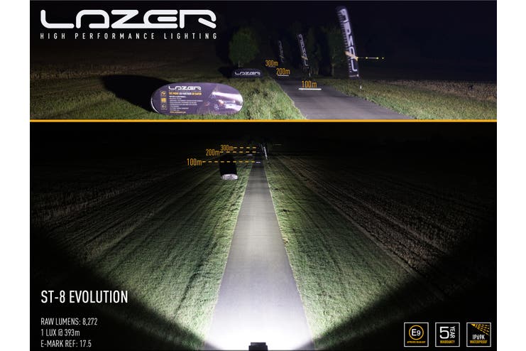 Lazer ST8 EVO LED fjernlys
