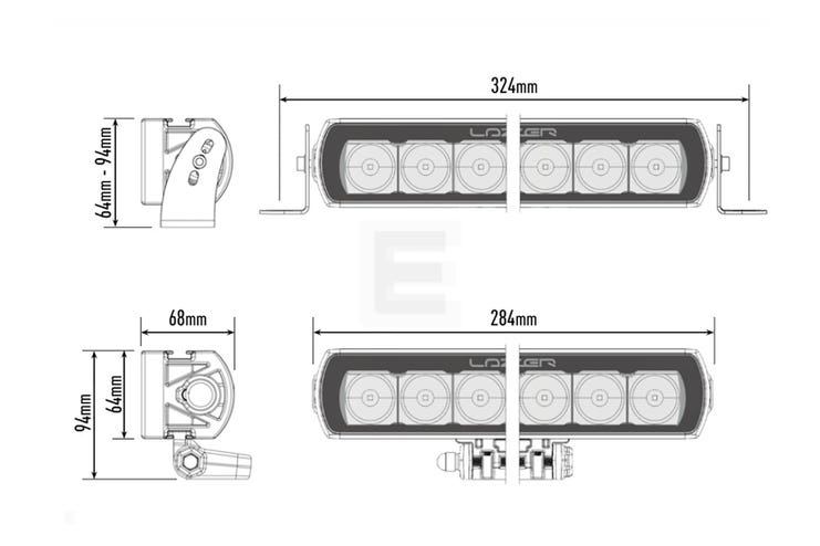  Lazer ST6 EVO LED fjernlys