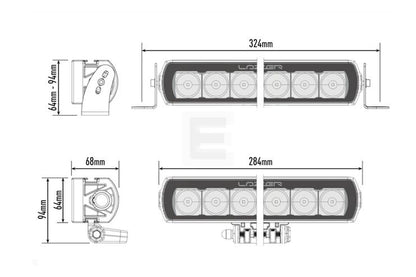  Lazer ST6 EVO LED fjernlys