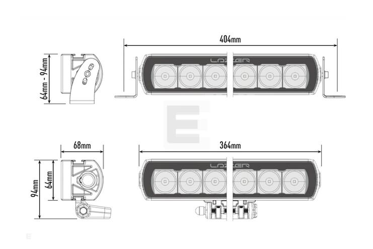 Lazer ST8 EVO LED fjernlys
