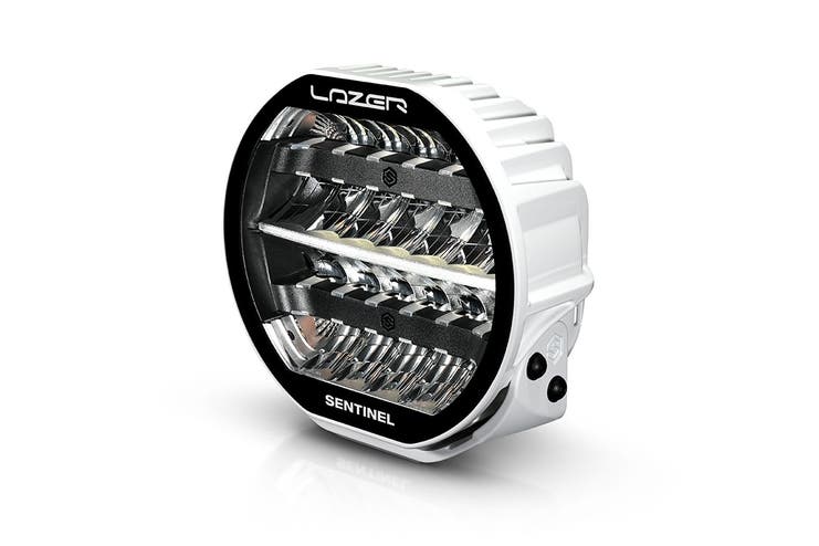 Lazer Sentinel 9" Highline Hvit med varsellys